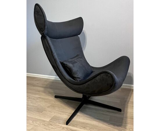 Кресло Imola с подушкой, искусственная замша графит, изображение 9 | Интернет магазин мебели и декора LifeDekor