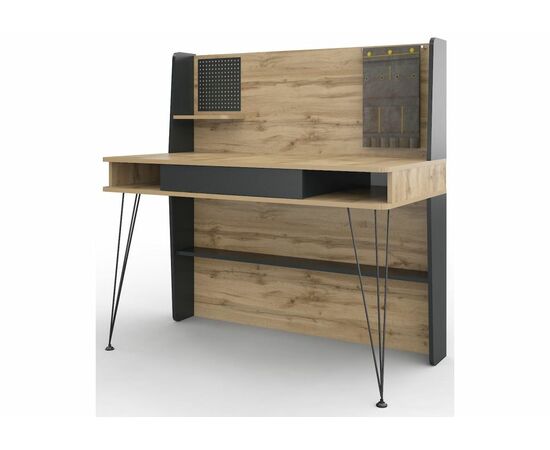 Стол Нобира антрацит / дуб ирландский | Интернет магазин мебели и декора LifeDekor