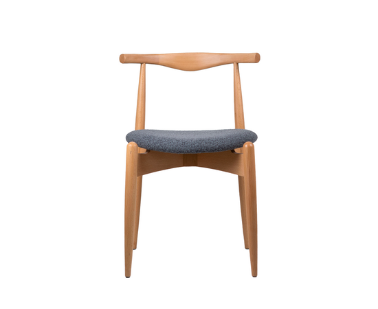 Стул Noble графит, опора бук светлый, изображение 2 | Интернет магазин мебели и декора LifeDekor