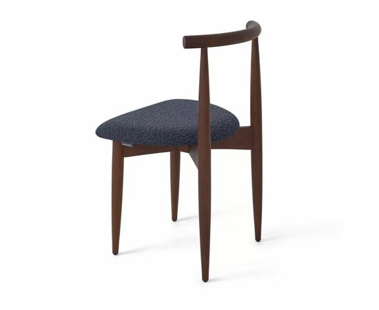 Cтул Rebel графит, опора ,бук коричневый, изображение 3 | Интернет магазин мебели и декора LifeDekor