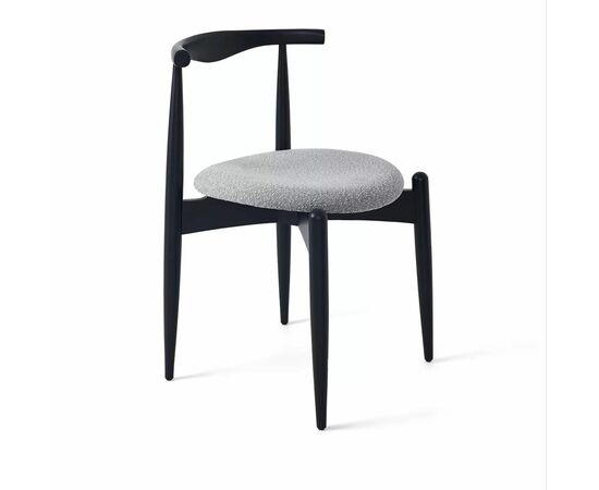 Стул Noble серый, опора бук черный | Интернет магазин мебели и декора LifeDekor