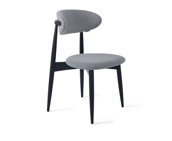 Стул Glory серый, опора бук черный | Интернет магазин мебели и декора LifeDekor