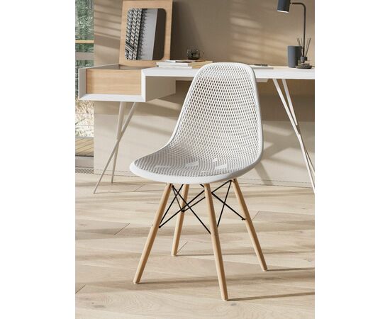 Стул Eames ажурный белый | Интернет магазин мебели и декора LifeDekor