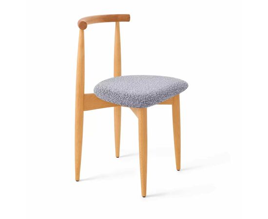 Cтул Rebel cерый, опора бук светлый | Интернет магазин мебели и декора LifeDekor