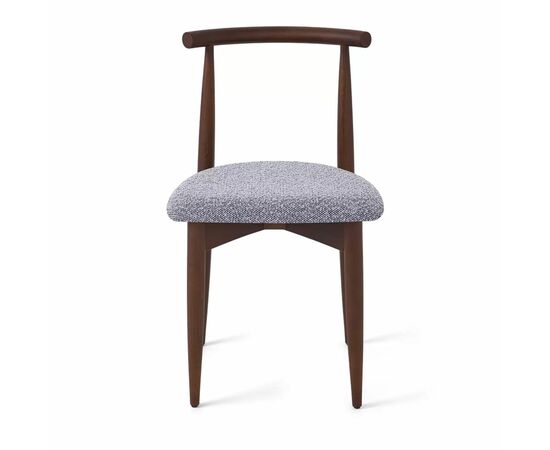 Cтул Rebel cерый, опора бук коричневый, изображение 2 | Интернет магазин мебели и декора LifeDekor