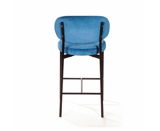 Стул полубарный Mason, бархат синий 29, изображение 8 | Интернет магазин мебели и декора LifeDekor