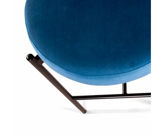 Стул полубарный Mason, бархат синий 29, изображение 10 | Интернет магазин мебели и декора LifeDekor