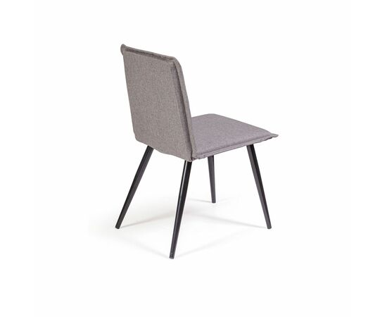 Стул Tommy, рогожка серый, изображение 6 | Интернет магазин мебели и декора LifeDekor