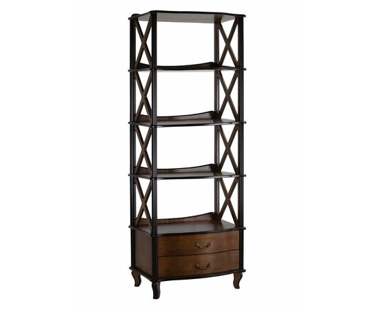 Этажерка Джульетта-4 широкая орех Л | Интернет магазин мебели и декора LifeDekor