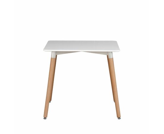 Стол EAMES белый 80*80 см, изображение 2 | Интернет магазин мебели и декора LifeDekor
