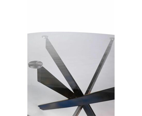 Стол Mateo стеклянный D110, изображение 3 | Интернет магазин мебели и декора LifeDekor