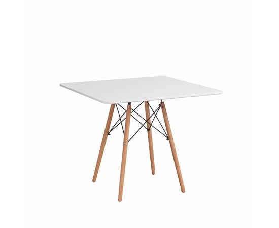 Стол EAMES белый 90*90 см, изображение 3 | Интернет магазин мебели и декора LifeDekor
