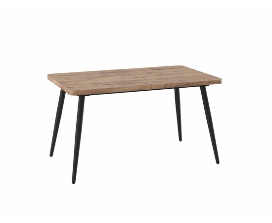 Стол Вояж 140, Дуб Веллингтон/Чёрный | Интернет магазин мебели и декора LifeDekor