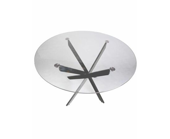 Стол Mateo стеклянный D110, изображение 2 | Интернет магазин мебели и декора LifeDekor