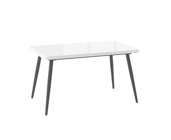 Стол Вояж 140, Белый Оптивайт/Чёрный | Интернет магазин мебели и декора LifeDekor