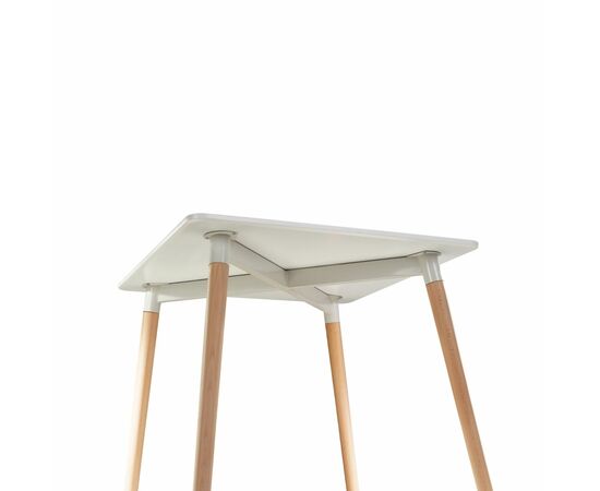 Стол EAMES белый 80*80 см, изображение 3 | Интернет магазин мебели и декора LifeDekor