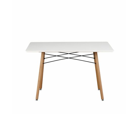 Стол EAMES белый 120*80 см, изображение 2 | Интернет магазин мебели и декора LifeDekor