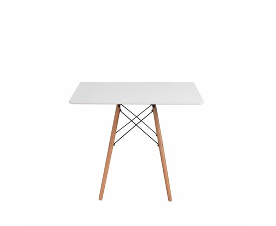 Стол EAMES белый 90*90 см, изображение 2 | Интернет магазин мебели и декора LifeDekor
