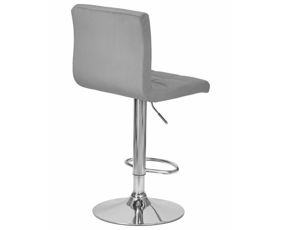 Стул барный DOBRIN CANDY, серый велюр (MJ9-75), Вариант: серый велюр (MJ9-75), изображение 4 | Интернет магазин мебели и декора LifeDekor