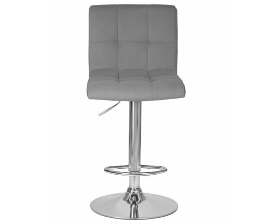 Стул барный DOBRIN CANDY, серый велюр (MJ9-75), Вариант: серый велюр (MJ9-75), изображение 6 | Интернет магазин мебели и декора LifeDekor