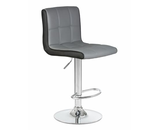 Стул барный DOBRIN CANDY, светло-серый-чёрный, Вариант: светло-серый-чёрный | Интернет магазин мебели и декора LifeDekor