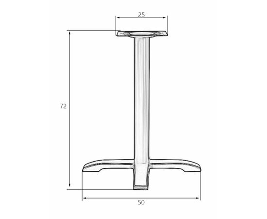 Подстолье обеденное DOBRIN SALLY, изображение 2 | Интернет магазин мебели и декора LifeDekor