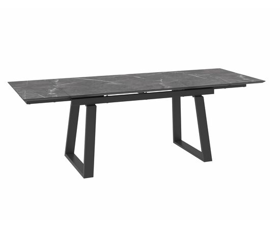 Стол Барон 160, Камень тёмный  Compakt cer/Чёрный, изображение 2 | Интернет магазин мебели и декора LifeDekor