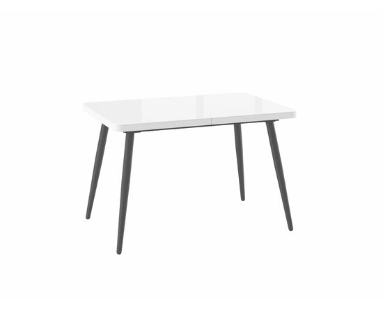 Стол Вояж 120, Белый Оптивайт/Черный | Интернет магазин мебели и декора LifeDekor