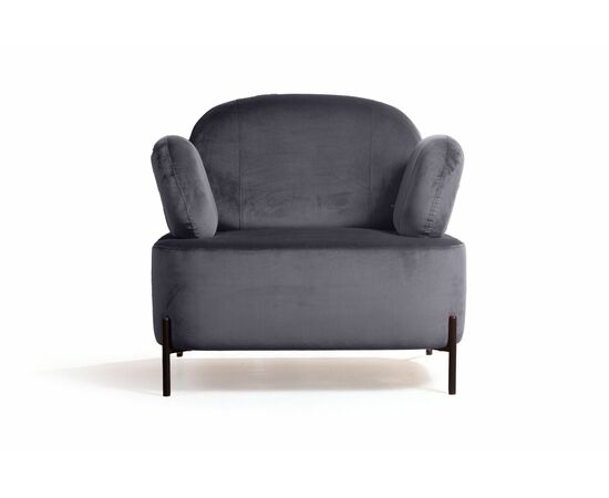 Кресло Dandy, бархат серый 27, изображение 3 | Интернет магазин мебели и декора LifeDekor