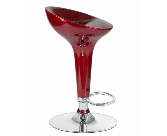 Стул барный DOBRIN BOMBA, бордовый металлик, Вариант: бордовый металлик, изображение 3 | Интернет магазин мебели и декора LifeDekor
