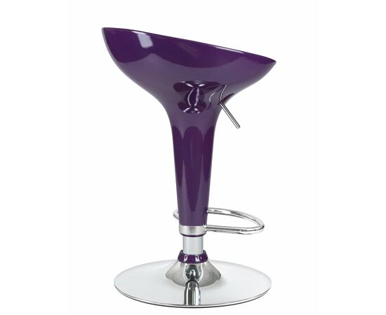 Стул барный DOBRIN BOMBA, фиолетовый металлик, Вариант: фиолетовый металлик, изображение 4 | Интернет магазин мебели и декора LifeDekor