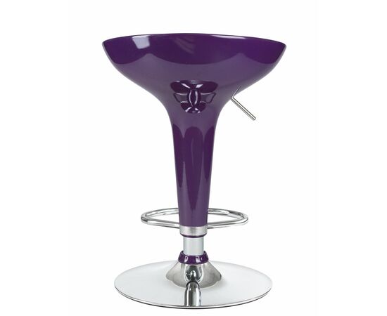 Стул барный DOBRIN BOMBA, фиолетовый металлик, Вариант: фиолетовый металлик, изображение 5 | Интернет магазин мебели и декора LifeDekor