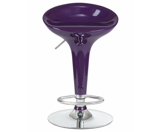 Стул барный DOBRIN BOMBA, фиолетовый металлик, Вариант: фиолетовый металлик, изображение 6 | Интернет магазин мебели и декора LifeDekor
