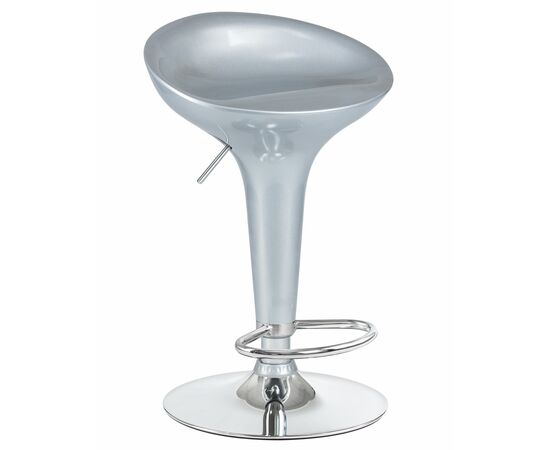Стул барный DOBRIN BOMBA, серебряный металлик, Вариант: серебряный металлик | Интернет магазин мебели и декора LifeDekor