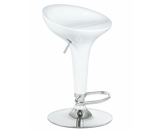 Стул барный DOBRIN BOMBA, белый, Вариант: белый, изображение 2 | Интернет магазин мебели и декора LifeDekor