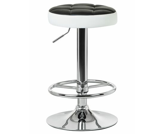 Табурет барный DOBRIN BRUNO, чёрно-белый, Вариант: чёрно-белый | Интернет магазин мебели и декора LifeDekor