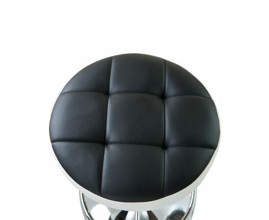 Табурет барный DOBRIN BRUNO, чёрно-белый, Вариант: чёрно-белый, изображение 2 | Интернет магазин мебели и декора LifeDekor