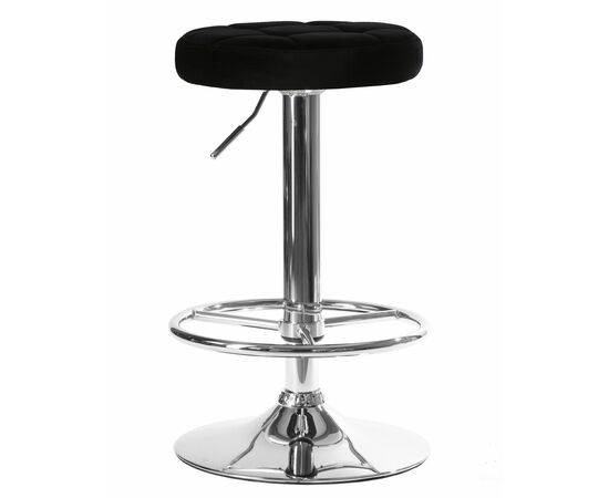 Табурет барный DOBRIN BRUNO, черный велюр (MJ9-101), Вариант: черный велюр (MJ9-101), изображение 2 | Интернет магазин мебели и декора LifeDekor