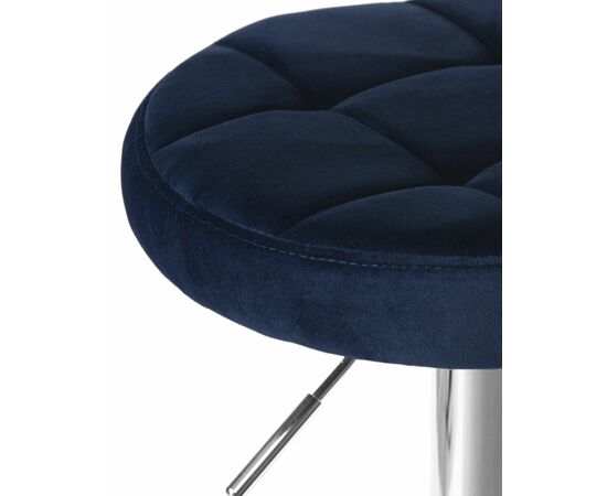 Табурет барный DOBRIN BRUNO, синий велюр (MJ9-117), Вариант: синий велюр (MJ9-117), изображение 3 | Интернет магазин мебели и декора LifeDekor