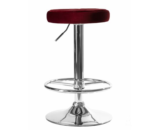 Табурет барный DOBRIN BRUNO, бордовый велюр (MJ9-43), Вариант: бордовый велюр (MJ9-43), изображение 2 | Интернет магазин мебели и декора LifeDekor