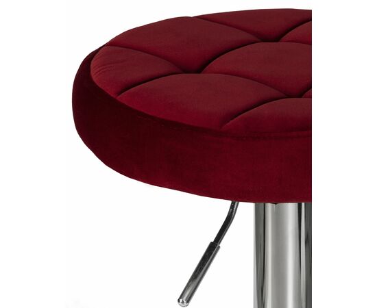 Табурет барный DOBRIN BRUNO, бордовый велюр (MJ9-43), Вариант: бордовый велюр (MJ9-43), изображение 3 | Интернет магазин мебели и декора LifeDekor