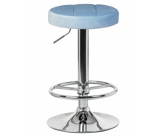 Табурет барный DOBRIN BRUNO, пудрово-голубой велюр (MJ9-74), Вариант: пудрово-голубой велюр (MJ9-74) | Интернет магазин мебели и декора LifeDekor