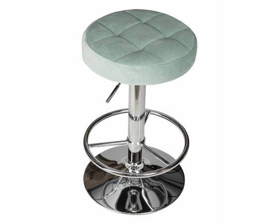 Табурет барный DOBRIN BRUNO, пудрово-мятный велюр (MJ9-87), Вариант: пудрово-мятный велюр (MJ9-87), изображение 2 | Интернет магазин мебели и декора LifeDekor
