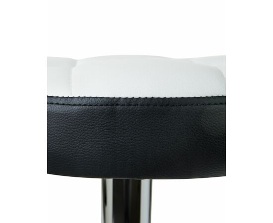 Табурет барный DOBRIN BRUNO, бело-чёрный, Вариант: бело-чёрный, изображение 4 | Интернет магазин мебели и декора LifeDekor