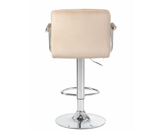 Стул барный DOBRIN KRUGER ARM, бежевый велюр (MJ9-10), Вариант: бежевый велюр (MJ9-10), изображение 5 | Интернет магазин мебели и декора LifeDekor
