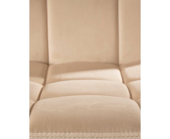 Стул барный DOBRIN KRUGER ARM, бежевый велюр (MJ9-10), Вариант: бежевый велюр (MJ9-10), изображение 9 | Интернет магазин мебели и декора LifeDekor