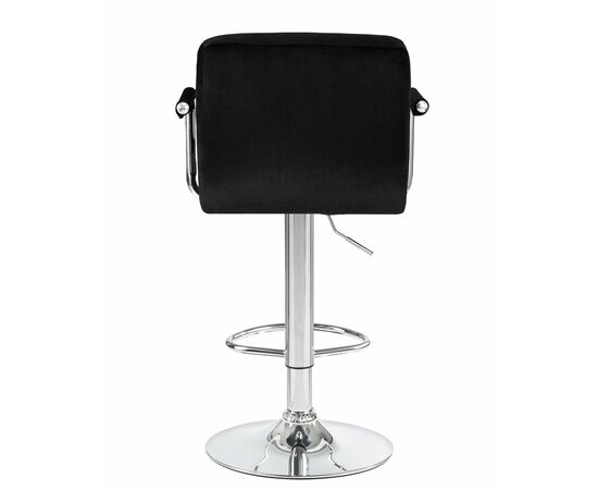 Стул барный DOBRIN KRUGER ARM, черный велюр (MJ9-101), Вариант: черный велюр (MJ9-101), изображение 5 | Интернет магазин мебели и декора LifeDekor