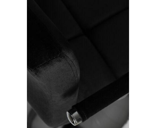 Стул барный DOBRIN KRUGER ARM, черный велюр (MJ9-101), Вариант: черный велюр (MJ9-101), изображение 8 | Интернет магазин мебели и декора LifeDekor