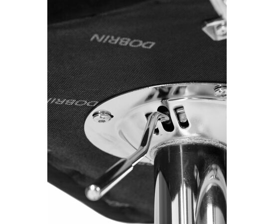 Стул барный DOBRIN KRUGER ARM, черный велюр (MJ9-101), Вариант: черный велюр (MJ9-101), изображение 10 | Интернет магазин мебели и декора LifeDekor