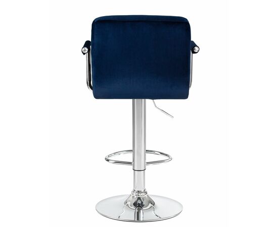 Стул барный DOBRIN KRUGER ARM, синий велюр (MJ9-117), Вариант: синий велюр (MJ9-117), изображение 5 | Интернет магазин мебели и декора LifeDekor